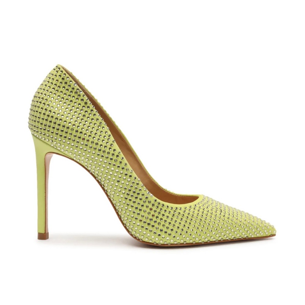 Schutz lou crystal pump heels